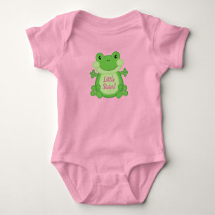 Kikker Baby shower Roze Romper
