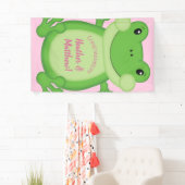 Kikker Baby shower Roze Spandoek (Insitu)