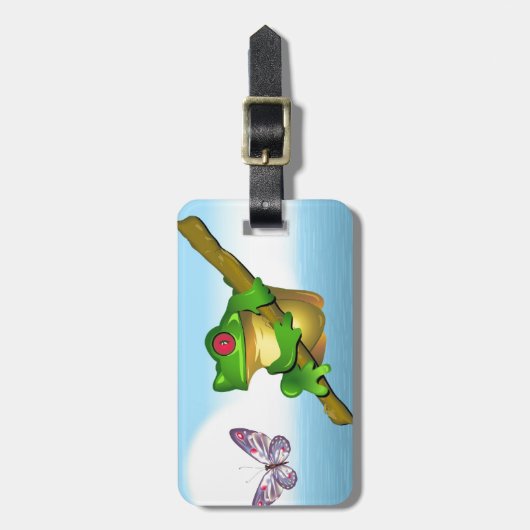 Kikker Bagagelabel (Voorkant verticaal)