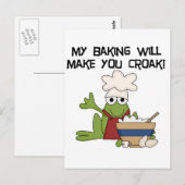 Kikker Baker Tshirts en Gifts Briefkaart (Voorkant / Achterkant)