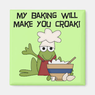 Kikker Baker Tshirts en Gifts Magneet
