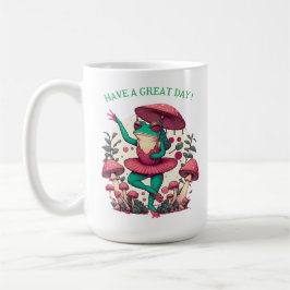 Kikker ballerina Magische Dans Sprookje Esthetisch Koffiemok