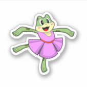 Kikker Ballet Dance Sticker (Voorkant)