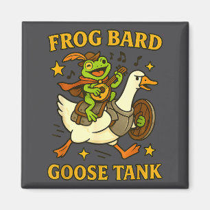 Kikker Bard Goose Tank Grappige Dnd Feest Duo Rpg Magneet