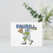 Kikker Baseball - Catcher Tshirts en cadeautjes Briefkaart (Staand voorkant)