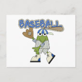 Kikker Baseball - Catcher Tshirts en cadeautjes Briefkaart (Voorkant)