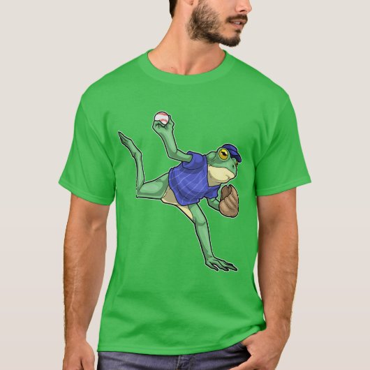 Kikker Baseball handschoen T-shirt (Voorkant)