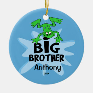 Kikker Big Brother Kerstversiering Keramisch Ornament