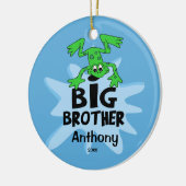 Kikker Big Brother Kerstversiering Keramisch Ornament (Links)