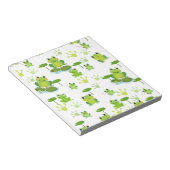 Kikker bij afspelen notitieblok (Schuin)