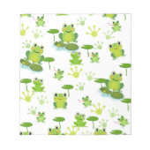 Kikker bij afspelen notitieblok (Voorkant)