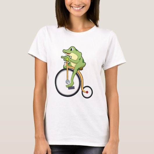 Kikker bij Circus met Bicycle.PNG T-shirt (Voorkant)