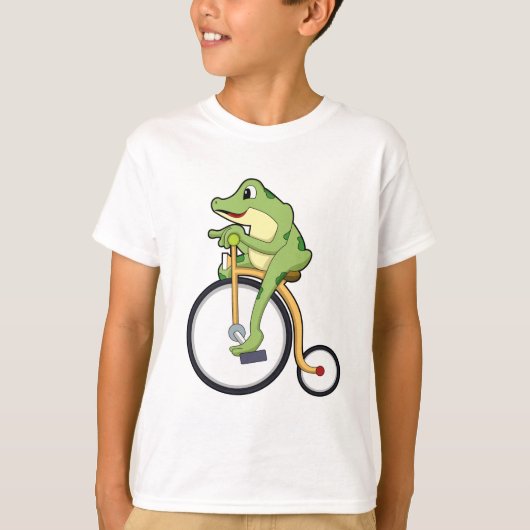 Kikker bij Circus met Bicycle.PNG T-shirt (Voorkant)
