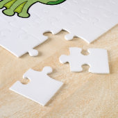 Kikker bij duiken met Snorkel Legpuzzel (Zijkant)