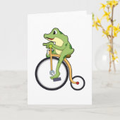 Kikker bij het circus met fiets.PNG Kaart (Gele Bloem)