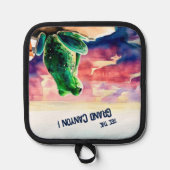 Kikker bij het Grand Canyon Souvenir Pannenlap (Voorkant)