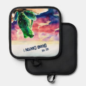 Kikker bij het Grand Canyon Souvenir Pannenlap (Voorkant / Achterkant)