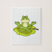 Kikker bij Meditate Legpuzzel (Verticaal)
