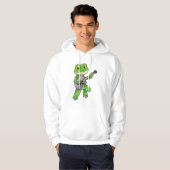 Kikker bij Muziek met Guitar Hoodie (Voorkant volledig)