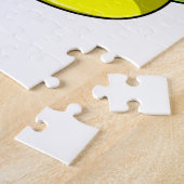 Kikker bij zwemmen met zwembad legpuzzel (Zijkant)