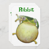 Kikker Birthday Kaart (Voorkant / Achterkant)