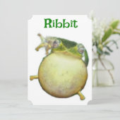 Kikker Birthday Kaart (Staand voorkant)