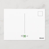 Kikker Birthday Party Invitation Briefkaart (Achterkant)