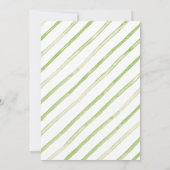 Kikker Birthday Party Invitation Kaart (Achterkant)