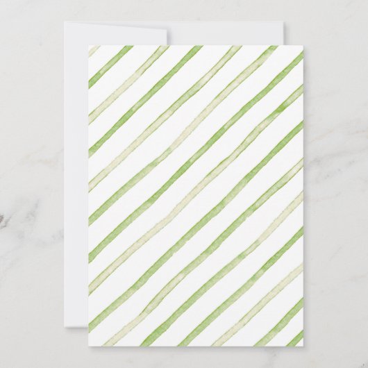 Kikker Birthday Party Invitation Kaart (Achterkant)