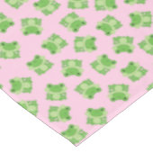 Kikker Birthday Party Pink Tafelkleed (Gekanteld)