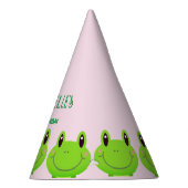 Kikker Birthday Party Theme Lovely Pink Feesthoedjes (Rechts)