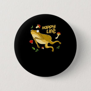 Kikker Blij Essentieel Minimaal Design Ronde Button 5,7 Cm