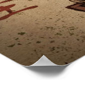 Kikker Bonsai - Kunstontwerp | Ideale cadeaus Poster (Hoek)