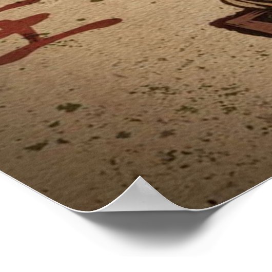 Kikker Bonsai - Kunstontwerp | Ideale cadeaus Poster (Hoek)