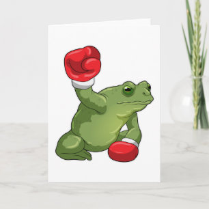 Kikker Boxer Bokshandschoenen Kaart