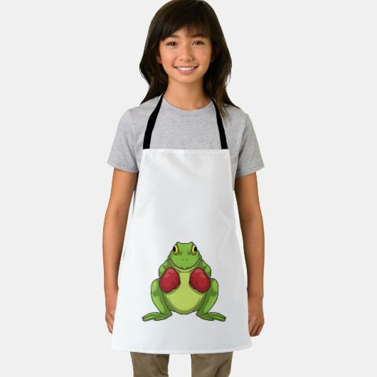 Kikker Boxer Boxing-handschoenen Schort (Insitu)