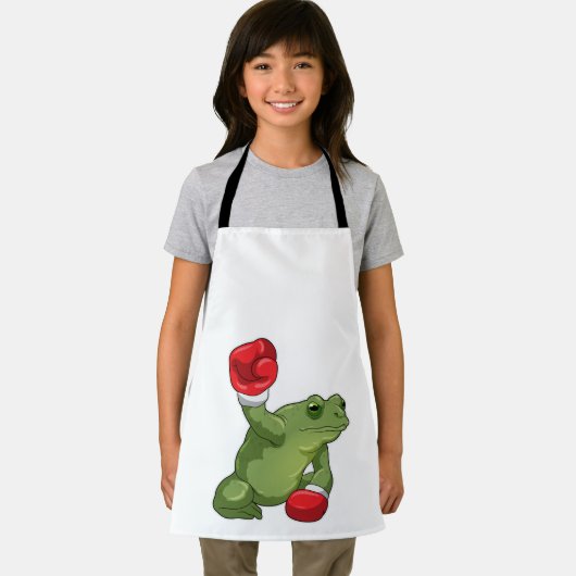 Kikker Boxer Boxing-handschoenen Schort (Insitu)