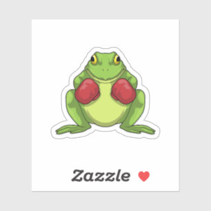 Kikker Boxer Boxing-handschoenen Sticker