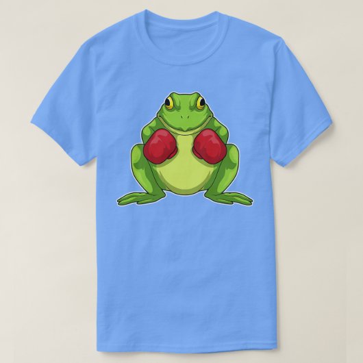 Kikker Boxer Boxing-handschoenen T-shirt (Design voorkant)