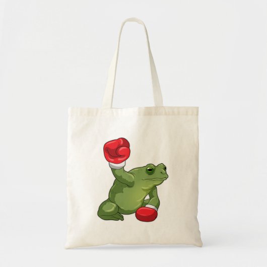 Kikker Boxer Boxing-handschoenen Tote Bag (Voorkant)