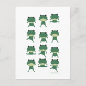 kikker briefkaart (Voorkant)