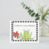 Kikker Briefkaart (Staand voorkant)