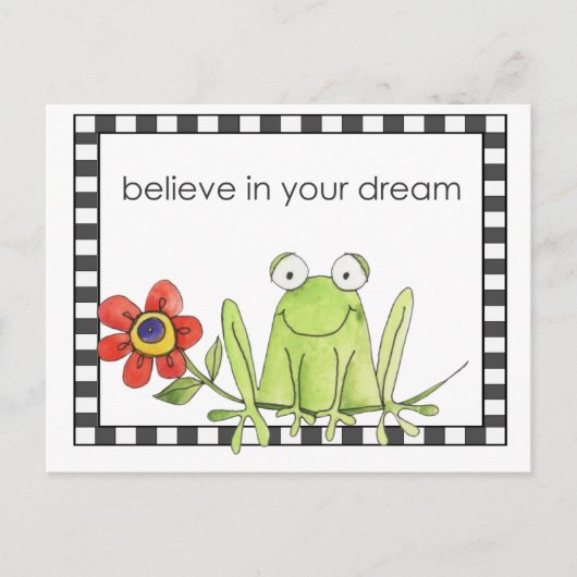 Kikker Briefkaart (Voorkant)