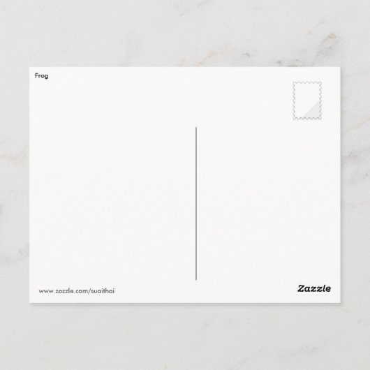 Kikker Briefkaart (Achterkant)