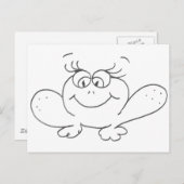 Kikker Briefkaart (Voorkant / Achterkant)