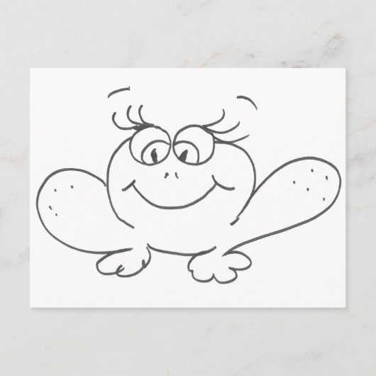 Kikker Briefkaart (Voorkant)