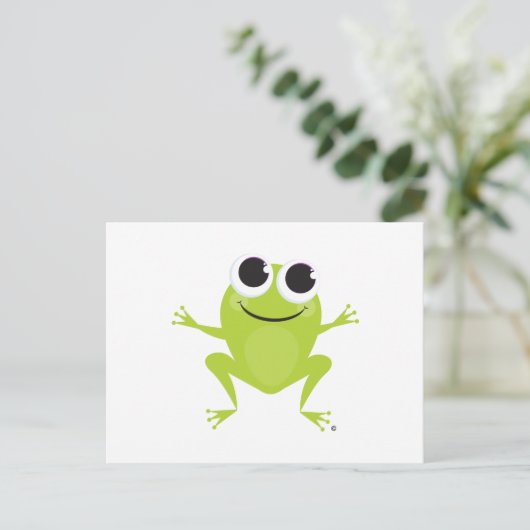 Kikker Briefkaart (Staand voorkant)