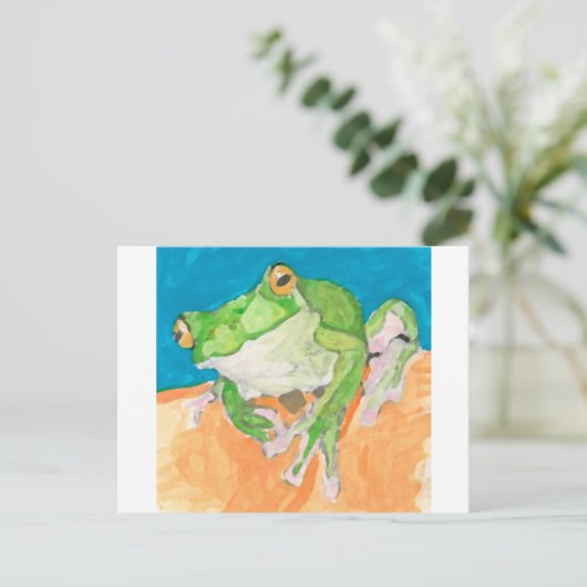 Kikker Briefkaart (Staand voorkant)