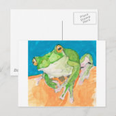 Kikker Briefkaart (Voorkant / Achterkant)