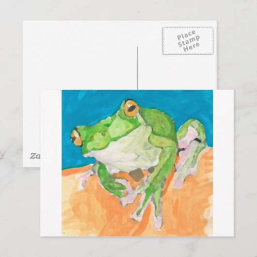 Kikker Briefkaart (Voorkant / Achterkant)